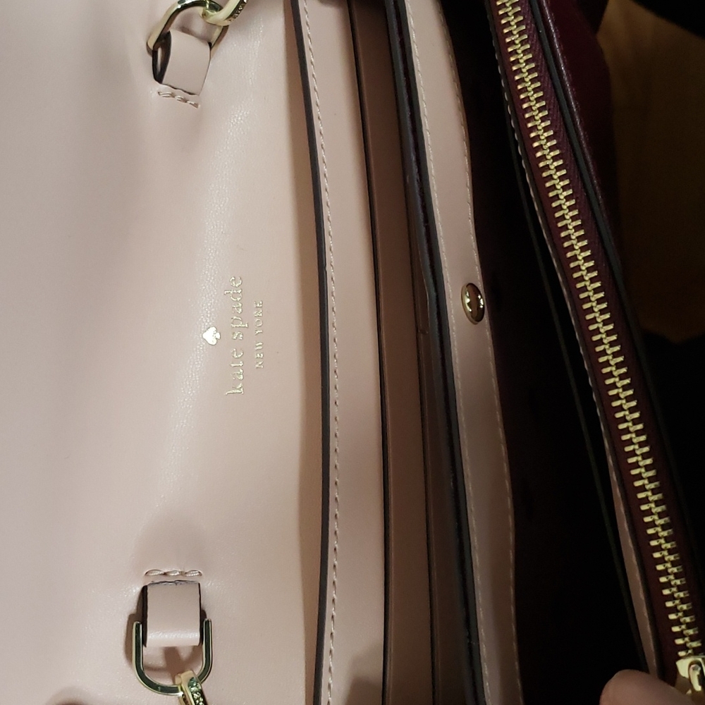 NWOT Kate Spade Kerri Small Flap Cherrywood Crossbody - Picture 4 of 5